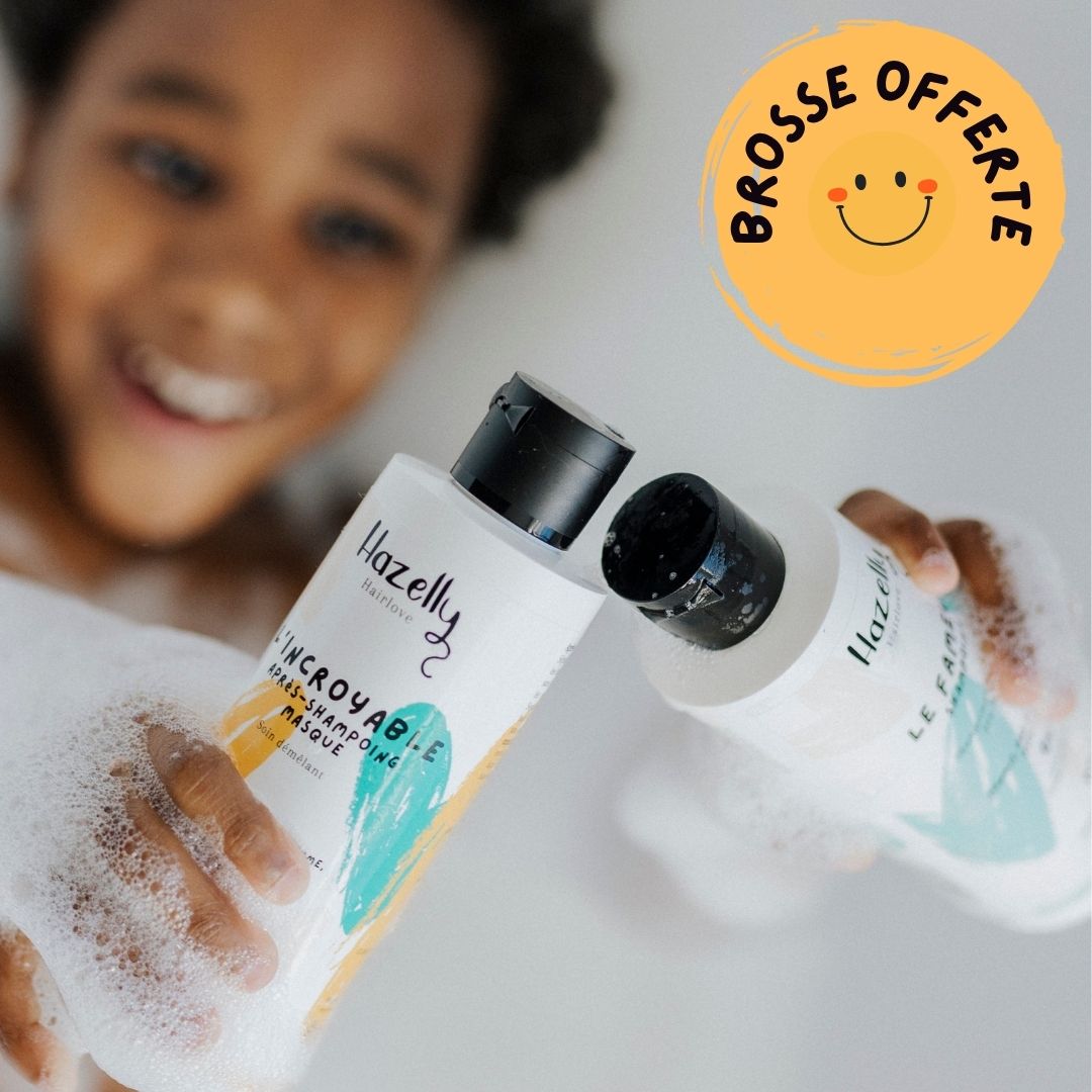 Pack anti-noeuds + brosse offerte (shampoing + après-shampoing-masque)